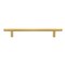 Gliderite Hardware 6-1/4 in. Center to Center Satin Gold Solid Steel Bar Pull - 5003-160-SG 5003-160-SG-1 - alternate 1